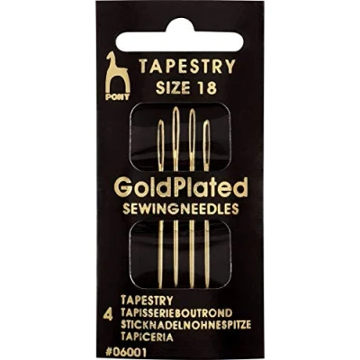 Image of Pony Sewing Needles: Tapestry Size 18, Multi Colour
