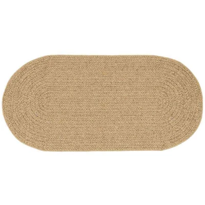 Image of vidaXL Rug Brown 100 x 200 cm PP