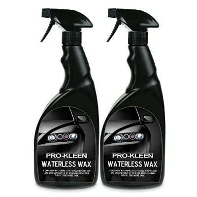 Image of 2 x 750ml Pro Kleen Car Waterless Wash and Wax Cleaner