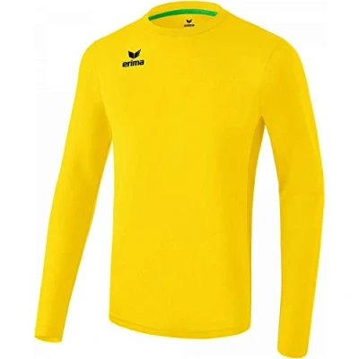 Image of Erima Men&#039;s Liga Long Sleeve Jersey Yellow, Large