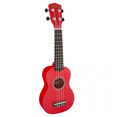 Image of Tiger Soprano Ukulele for Beginners in Red