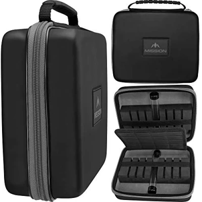 Image of Mission Darts W229 Freedom Premium Case with EVA Material, BlackGrey, Luxor