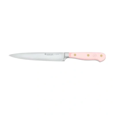 Image of Wüsthof Classic Pink Himalayan Salt 6 Inch Utility Knife