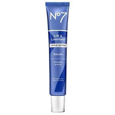 Image of Boots No7 Lift &amp; Luminate Triple Action Serum 75ml (Pack of 1)