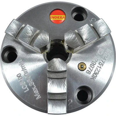Image of Indexa 003274 160mm 3 Jaw Cast Iron Chuck Front Mount