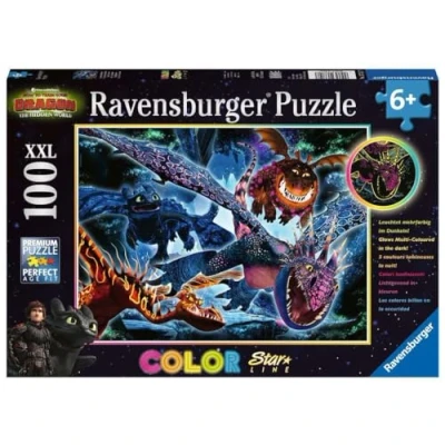 Image of Ravensburger 13710 Illuminated Dragons Children&#039;s Puzzle