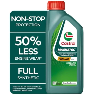 Image of Castrol Magnatec 5W 40 A3/B4 1L, Green