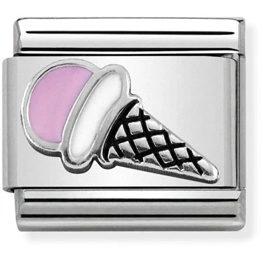 Image of Nomination Pink Ice Cream Charm