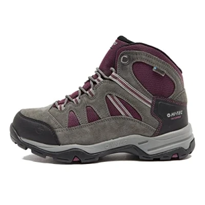 Image of Hi Tec Women&#039;s Aysgarth II Mid Waterproof Walking Boots, Grey, UK5