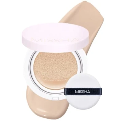 Image of Missha Magic Cushion Cover Lasting Foundation SPF50+/PA+++, #21 Light Beige 15 g, 8809581449282