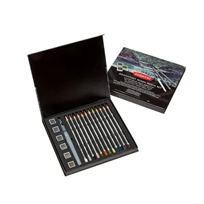 Image of Derwent Graphitint Mixed Media Set, Multicolour, One Size, 2305949,19 Piece Set