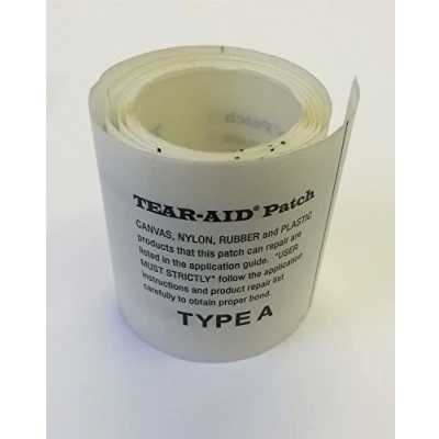 Image of TEAR AID Type A Tent Awning Kite Boat Sailing Fabric Self Adhesive Repair Patch 75mm x 3000mm