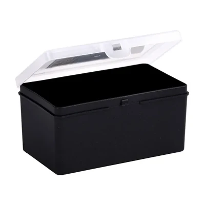 Image of Wham Organiser Box 1.02 14.5cm Deep Recycled Black/Clear
