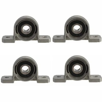 Image of Fasizi 4PCS 8mm Bore Inner Ball Mounted Pillow Block Insert Bearing KP08