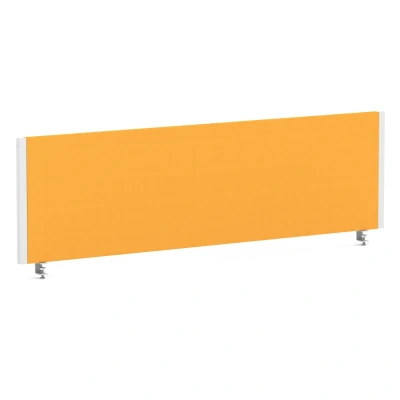Image of Impulse/Evolve Plus Bench Screen 1400 Bespoke Senna Yellow White Frame