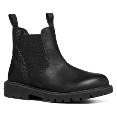 Image of Geox J SHAYLAX BOY A Chelsea Boot, Black, 4.5 UK