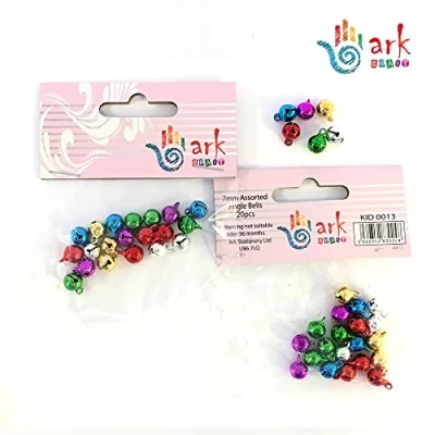 Image of arkCRAFT Jingle Bells Christmas Assorted sizes and colours (Assorted, 7mm)