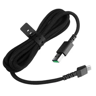 Image of Zahara Braided Micro USB A to Mouse Replacement Cable for Razer Super Mamba Cobra