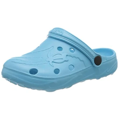 Image of Beco Unisex Children&#039;s Schildi Clogs Turquoise Size: 7 UK