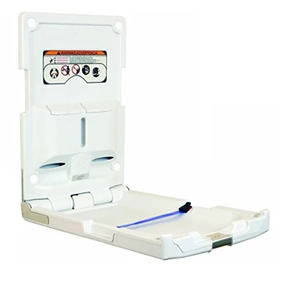 Image of Vertical Narrow Baby Changing Table Changer Wall Mounted