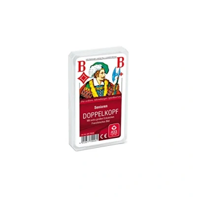 Image of ASS Altenburger Spielkarten 70026 Doppelkopf Cards Plastic Box Extra Large