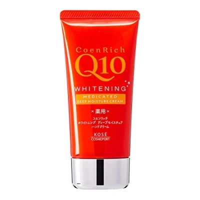 Image of KOSE COSMEPORT Coen Rich Q10 White Deep Moisture Hand &amp; Finger Cream 80g (jap...