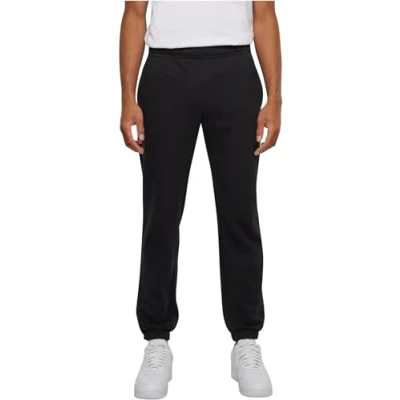 Image of Urban Classics Men&#039;s Cozy Sweatpants Pants, Black,