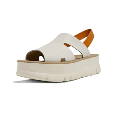 Image of Camper Women&#039;s Oruga Up K200848 Sandal, White, 8 UK