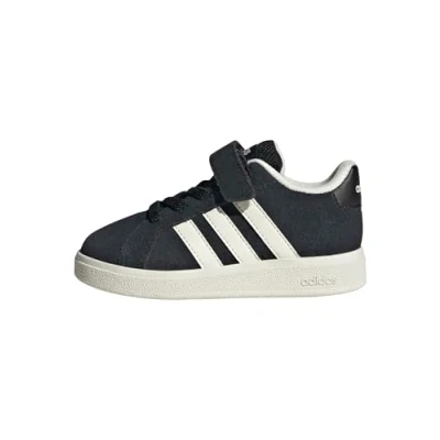 Image of adidas Boy&#039;s Unisex Kids Grand Court 00s Shoes Infants, Core Black/Off White/Cloud White, 9.5 UK Child