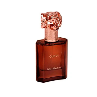 Image of Swiss Arabian Perfumes Oud 74 CPO for Unisex Gourmand Fragrance Attar Perfume Spray Long Lasting Fragrance, Alcohol free, Travel Friendly The Luxurious Scent of Arabia 50ml