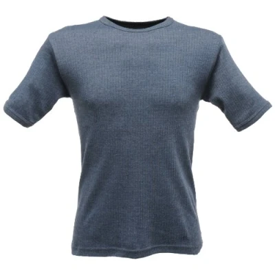 Image of Regatta Professional Mens Short Sleeved Thermal Vest Base Layer Denim