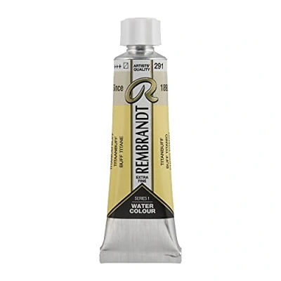 Image of Rembrandt Watercolour Tube 10 ml Titanium Buff 291
