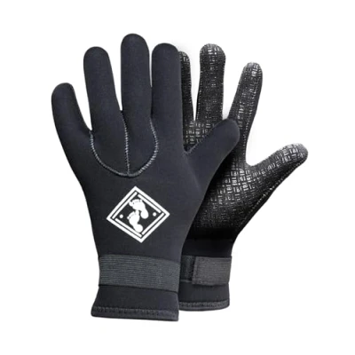 Image of Two Bare Feet 5mm Neoprene Wetsuit Gloves Adults Premium Thermal Protection for Surfing, Diving, Snorkelling &amp; Watersports (TBF Print, L)