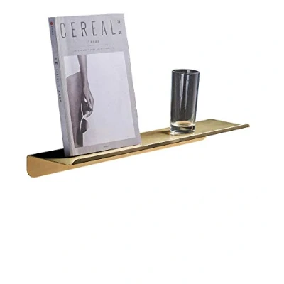 Image of BGL Floating Shelf for Wall Gold Stainless Steel 304 Bathroom 15.7 Inches Organizer