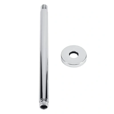 Image of Hyuduo Shower Arms, Ceiling Mount Head Extender, G 1/2 Stainless Steel Top Arm Pipe Extension (Chrome Finish)(30Cm/12In),Shower