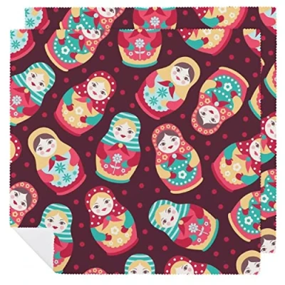 Image of Russian Dolls Cloth Napkins,Dinner Napkins Cloth,Dinner With Funny Pattern Printed