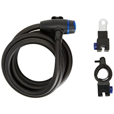 Image of Oxford Essential Cable Bicycle Lock Black, 1.8 m