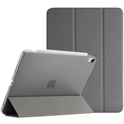 Image of ProCase Smart Case for iPad Air 11 inch M2 2024 6th /10.9 5th 2022/Air 4th 2020, Protective Cover 6 5 4 Generation Grey