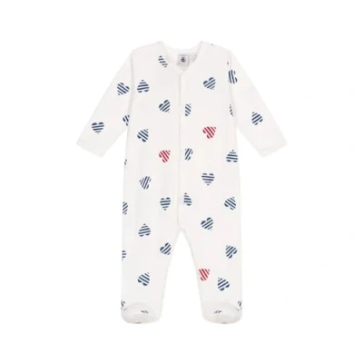 Image of Petit Bateau Baby A0CN8 Sleep Well, White/Multicolor, 6 Months