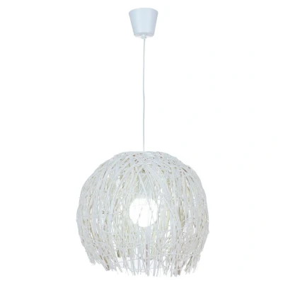 Image of Struwel 40cm Pendant Ceiling Light White 1xE27
