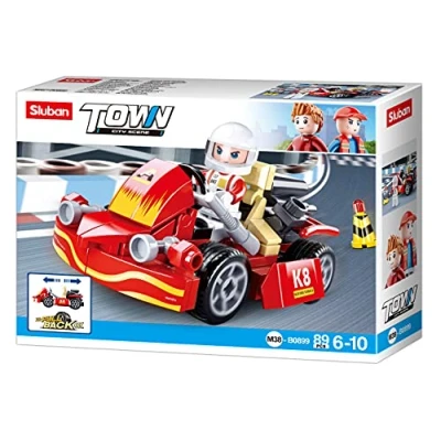 Image of Sluban M38 B0899 Town Karting, multicolored