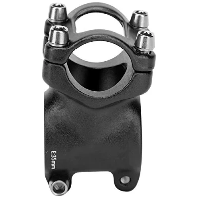 Image of Dilwe bike Short Stem, 25.4x35mm Handlebar Stem Applicable for handlebars with diameter of 25.4mm/1in. 25.4mm/1in bike(black) Bicycles and spare parts
