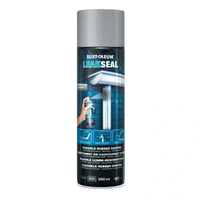 Image of Rust oleum 3415 LeakSeal Aluminium Spray 500ml
