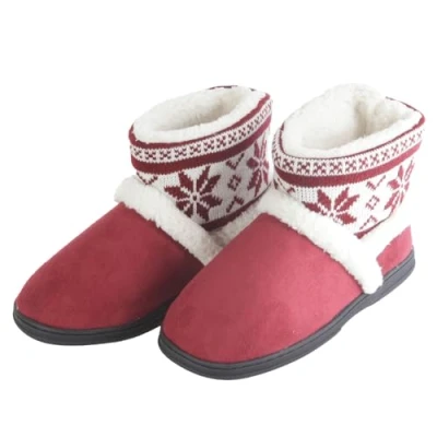 Image of easylife lifestyle solutions Nordic Slipper Boots Burgundy Large