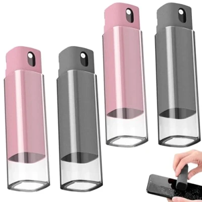 Image of 4 Pcs Screen Cleaner Tool Set, 3 in 1 Tool, Cleaning Spray Bottle with Microfiber Cloth for Phone, TV, Monitor, Computer, Car (Liquid Not Included)