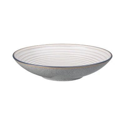 Image of Denby Studio Grey Large Ridged Bowl