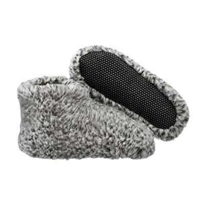 Image of ESTRO Unisex Pure Sheep Warm Wool Slippers Boots Sheepskin ole (6 UK, Ashgrey)