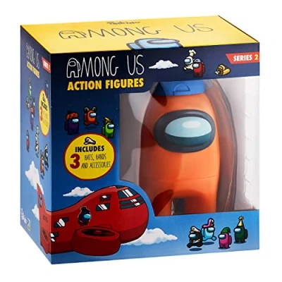 Image of Among Us Collectible Action Figures With Accessories Series 2 (Orange) 17cm