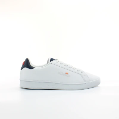 Image of ellesse Women&#039;s Campo Emb Trainers, Multicolour (White/Dark Blue Wht/Dk Blu), 6 (39.5 EU)