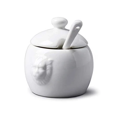 Image of W.M.Bartleet &amp; Sons Mustard Pot White